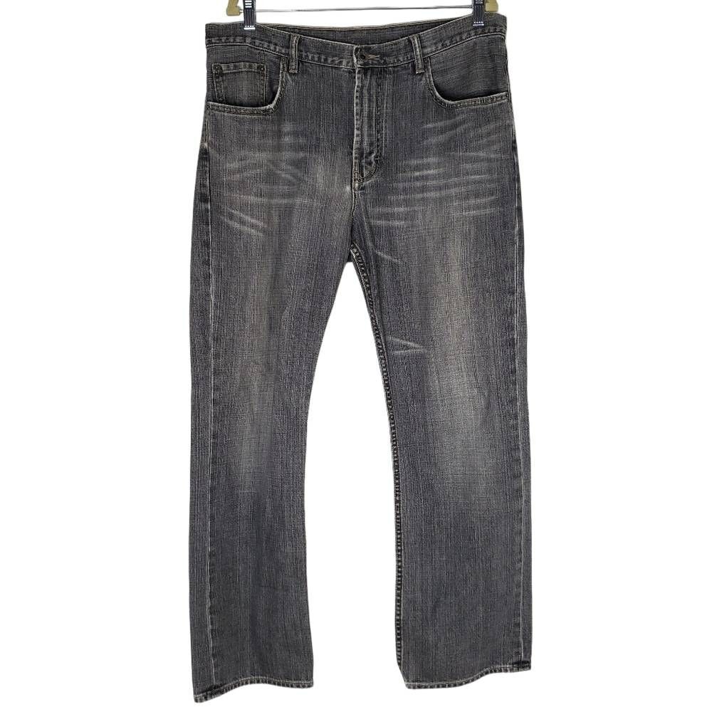 Banana Republic Men’s Vintage Authentic Straight-Leg‎ Black Jeans Size 35Wx32L